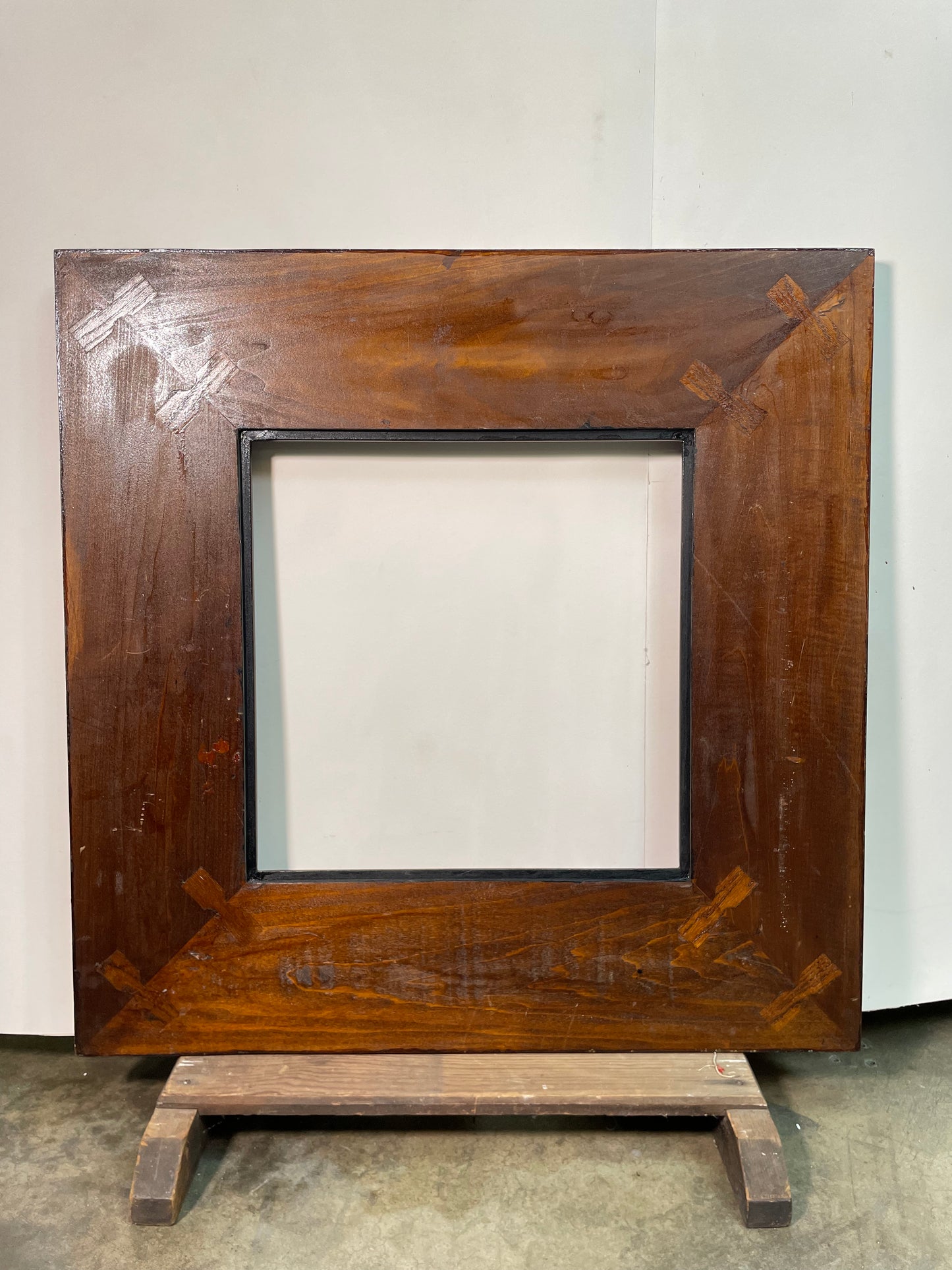 Mahogany Large Square Frame
