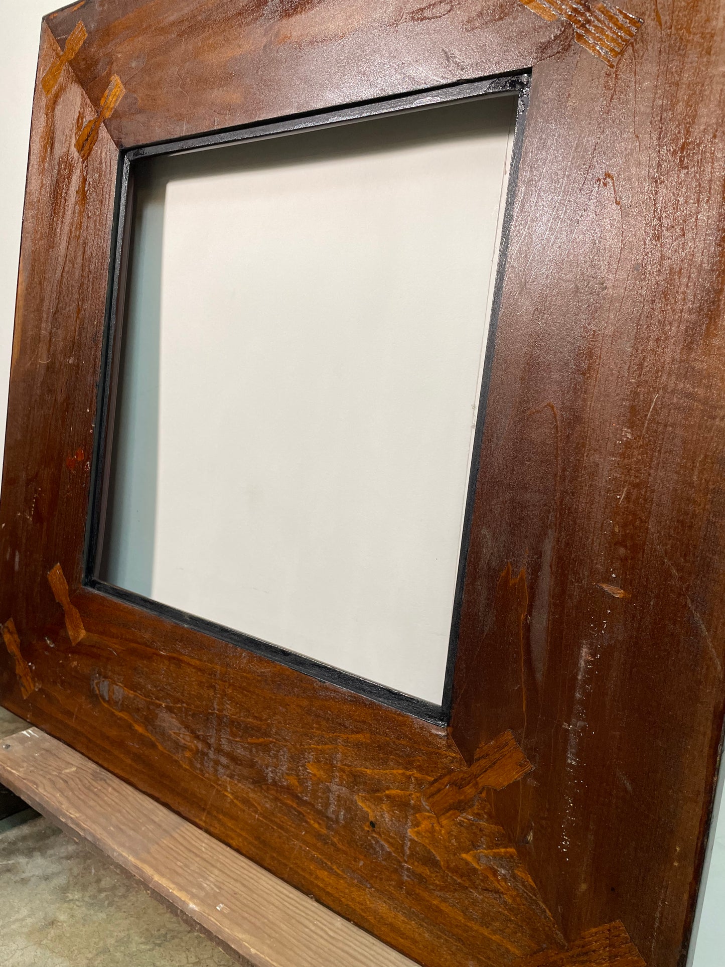 Mahogany Large Square Frame