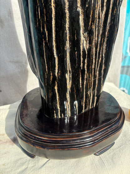 Sculpture of Petrified Wood