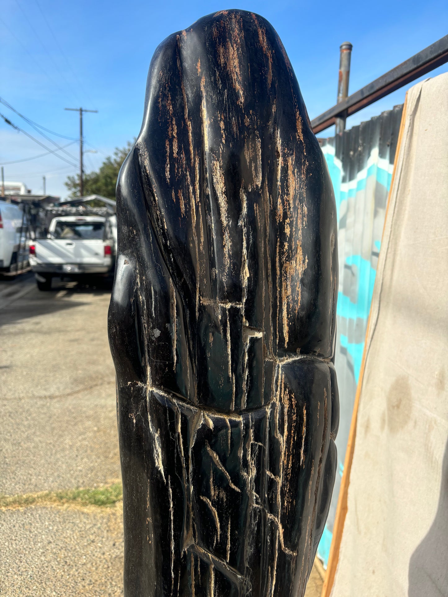 Sculpture of Petrified Wood