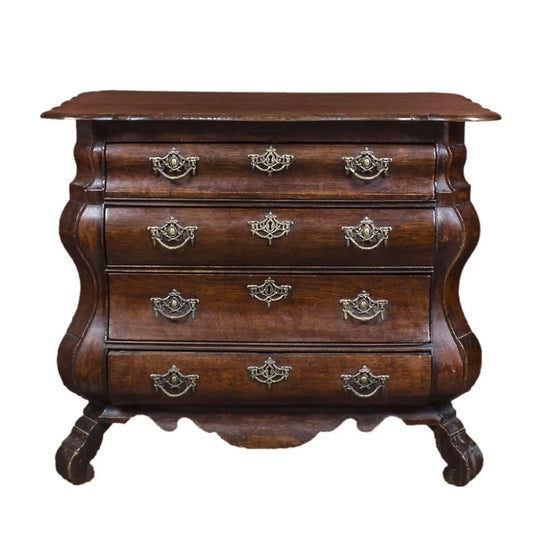 18th Century Dutch Serpentine Chest of Drawers