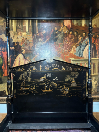Queen 4 Poster Pendant Canopy Bed Frame