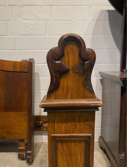 Pair of French Louis Philippe Burl Walnut Daybeds, Circa 1880