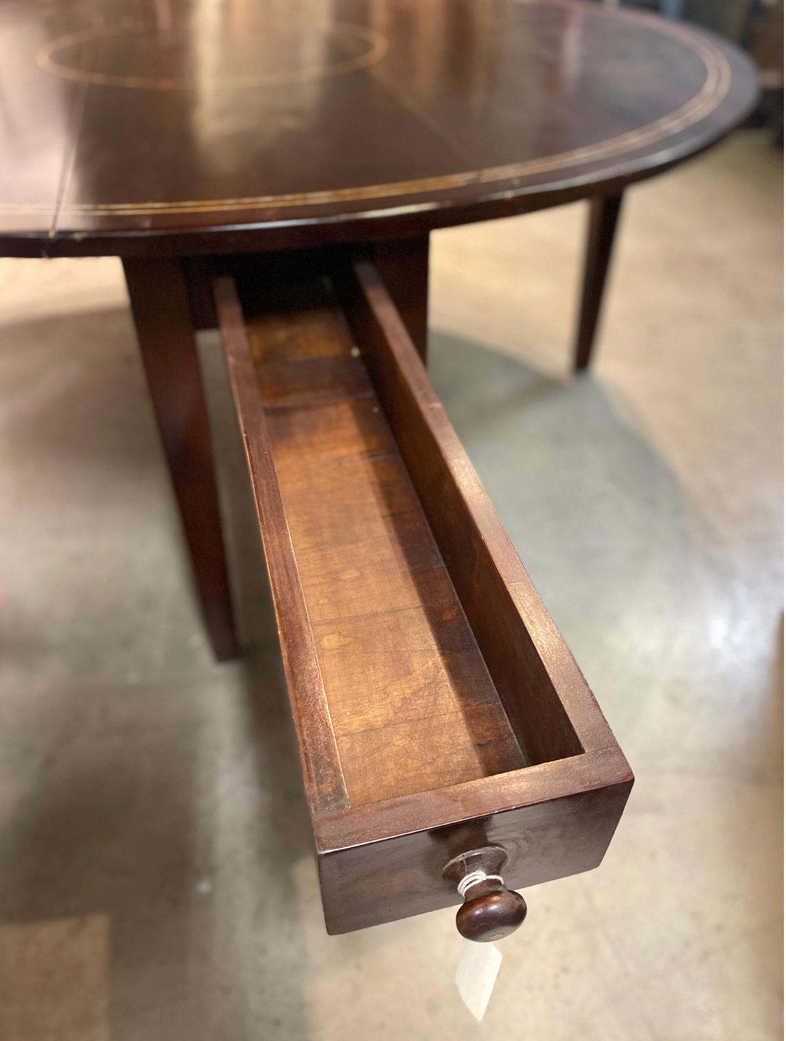 Late 19th Century Cherry Drop-Leaf Table