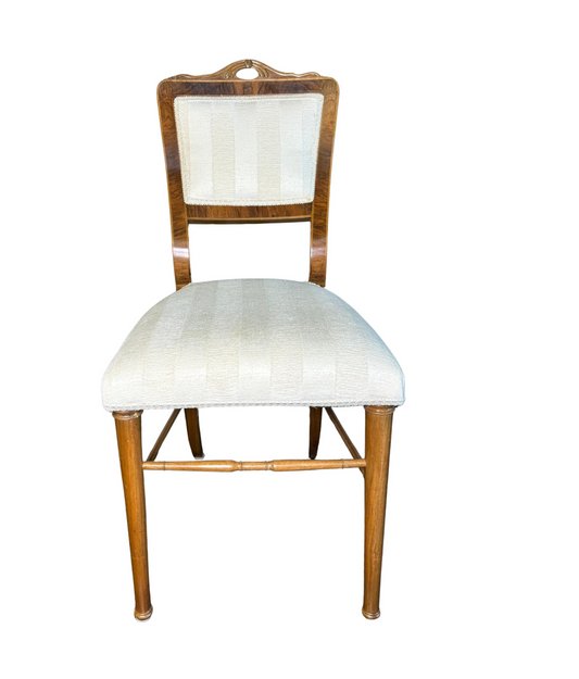 Set of Continental 19th Century Biedermeier-Viennese Walnut Chairs (6)