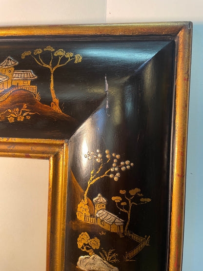 Black Chinoiserie Square Frame