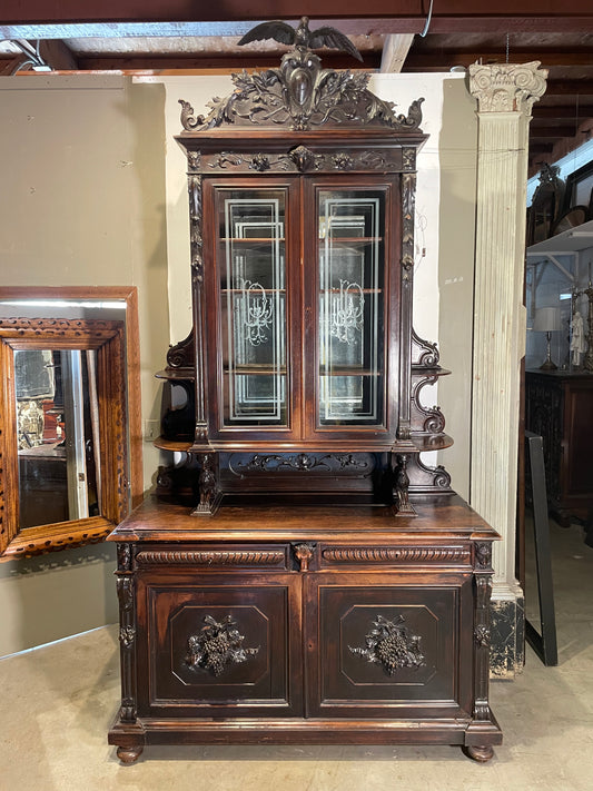 1852 Ornate Italian Vitrine