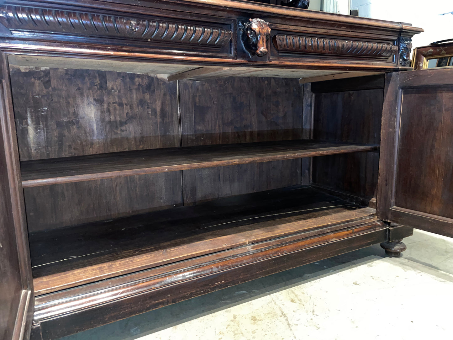1852 Ornate Italian Vitrine