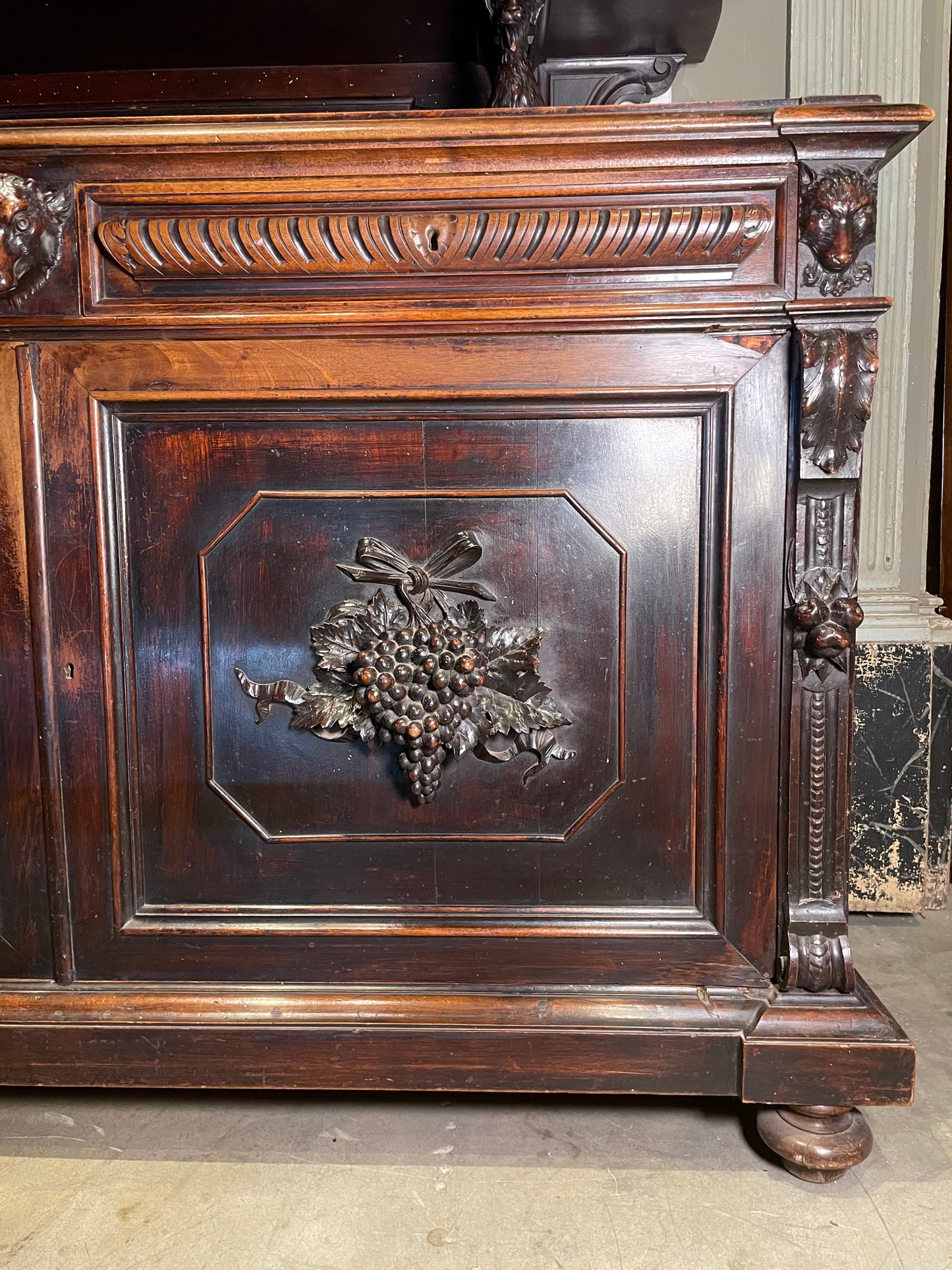 1852 Ornate Italian Vitrine