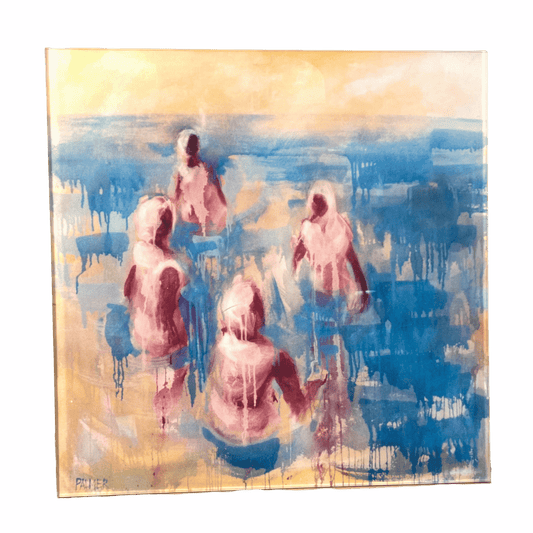 Drip Painting Print by Gary Palmer