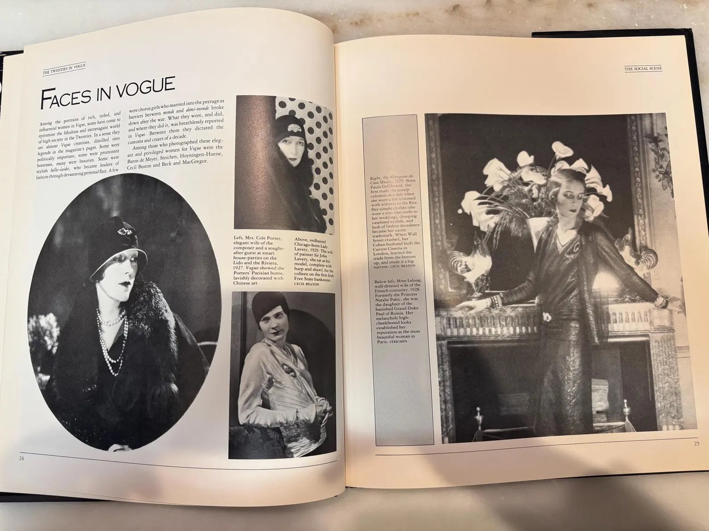 Vintage 1983 or 1984 first edition of "The Twenties in Vogue" by Carolyn Hall
