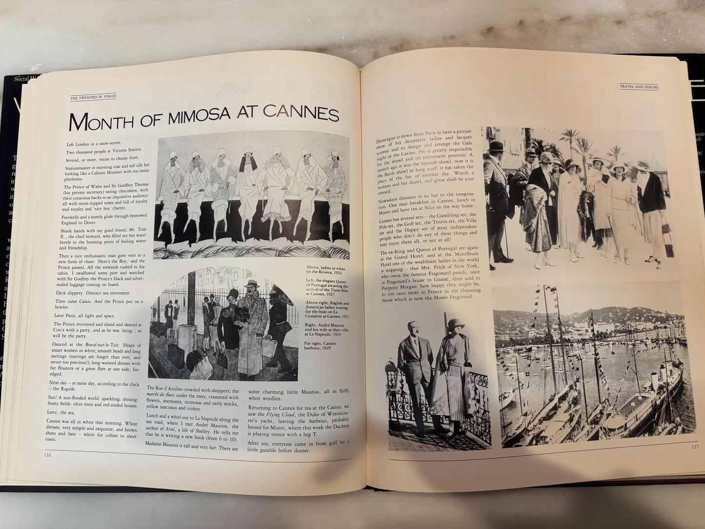 Vintage 1983 or 1984 first edition of "The Twenties in Vogue" by Carolyn Hall