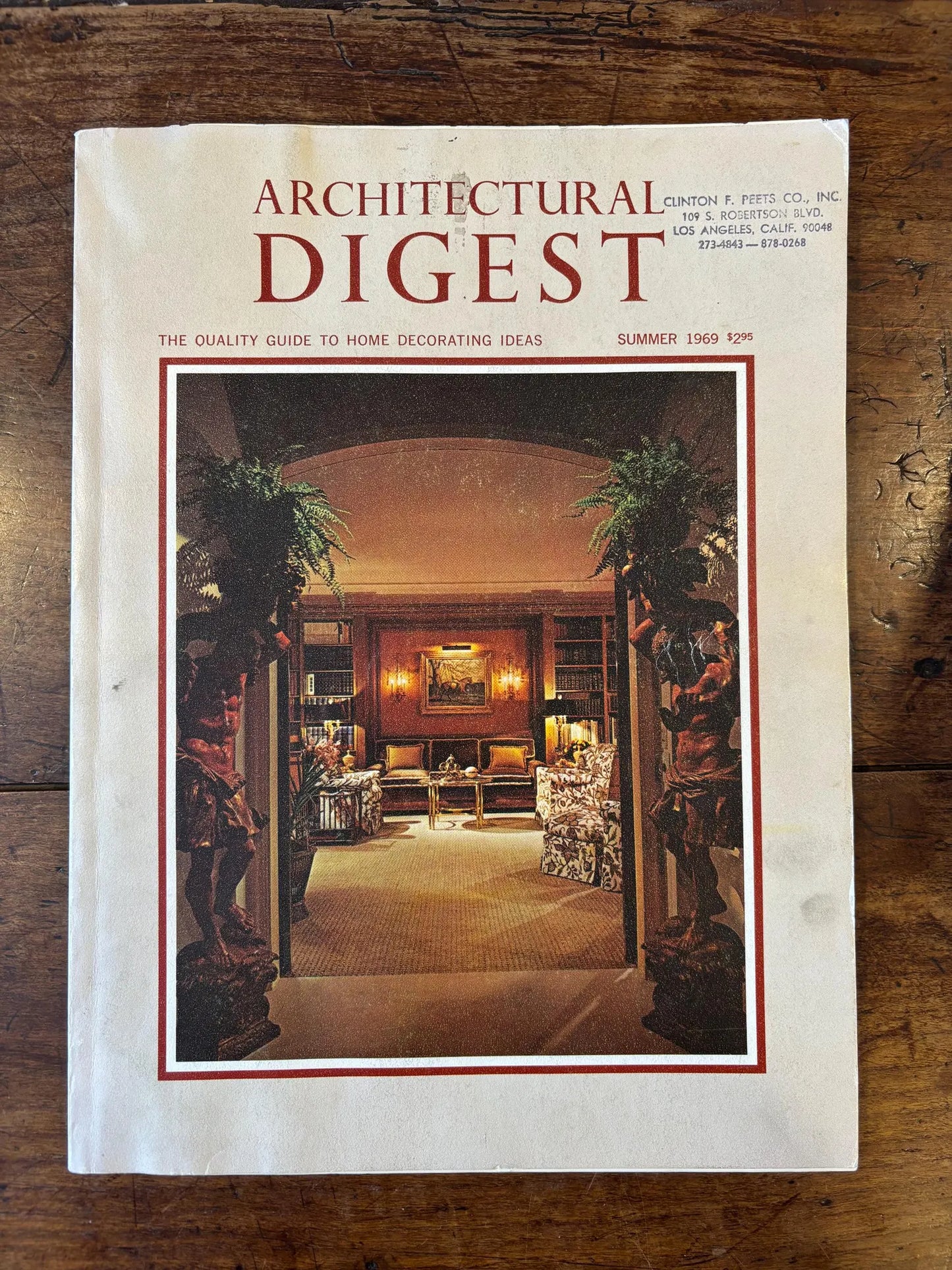 Vintage Architectural Digest | Summer 1969