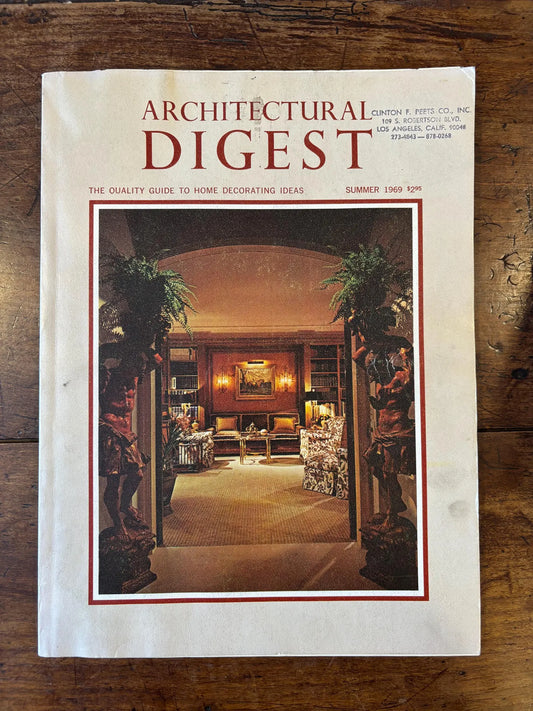Vintage Architectural Digest | Summer 1969