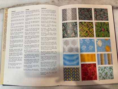 Vintage hardcover book 'Wallpapers of France', 1800-1850 by Odile Nouvel