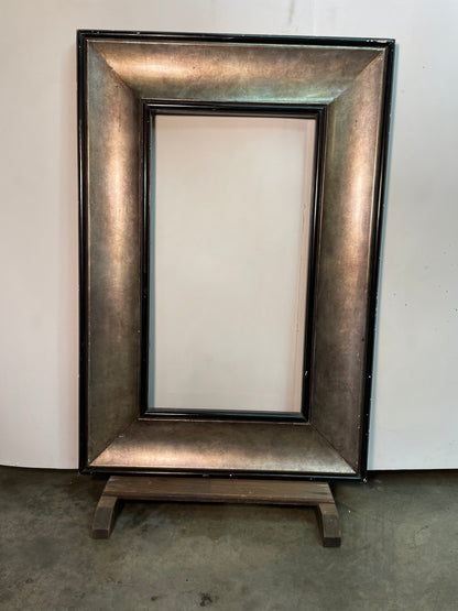 Silver and Black Frame