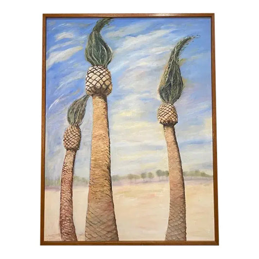 California Scene 'Mop Tops' Painting