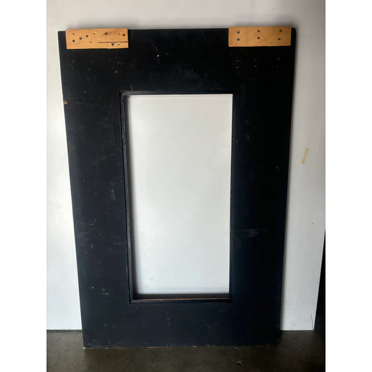 Chinoiserie Black Lacquer Frame w/Tree Details