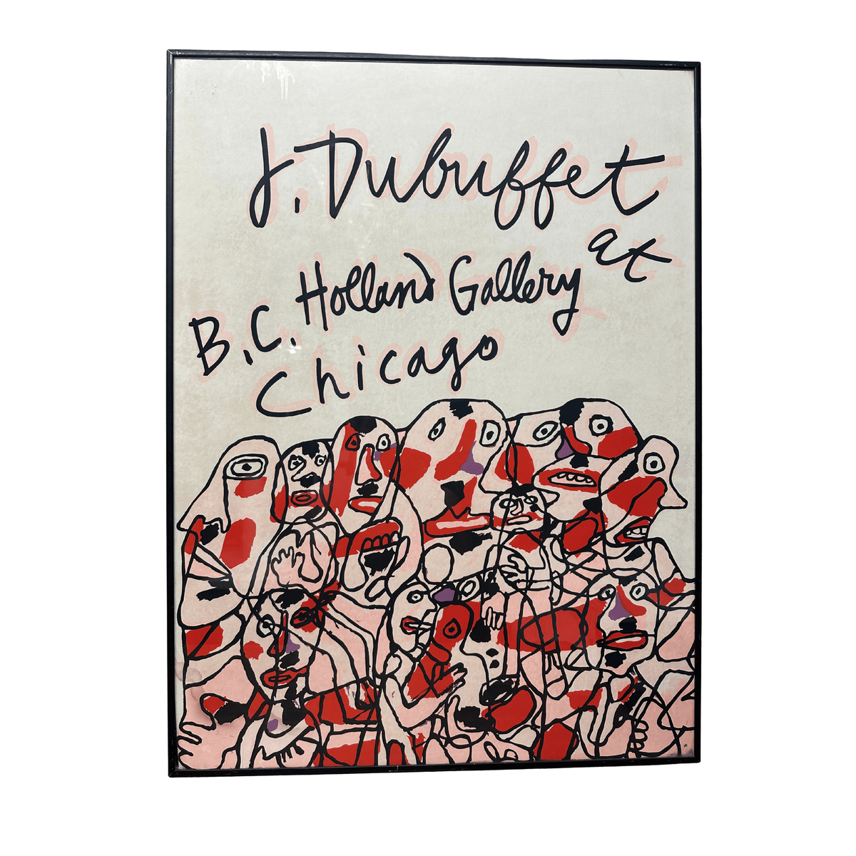 Jean Dubuffet B.C. Holland Gallery on Silkscreen
