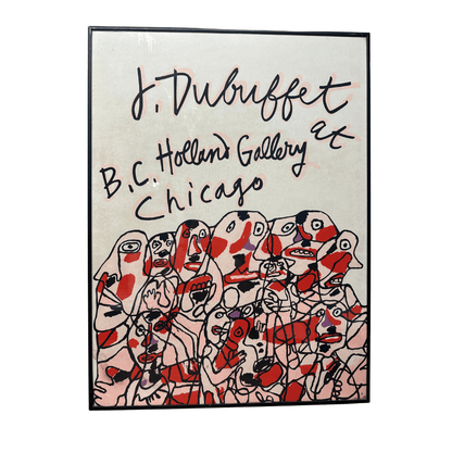 Jean Dubuffet B.C. Holland Gallery on Silkscreen