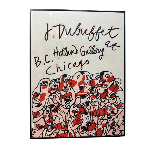 Jean Dubuffet B.C. Holland Gallery on Silkscreen