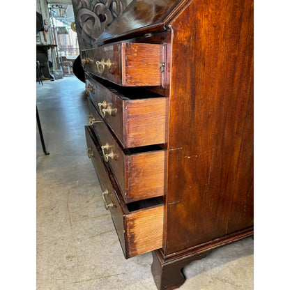 English Mahogany George III Slant Top Desk