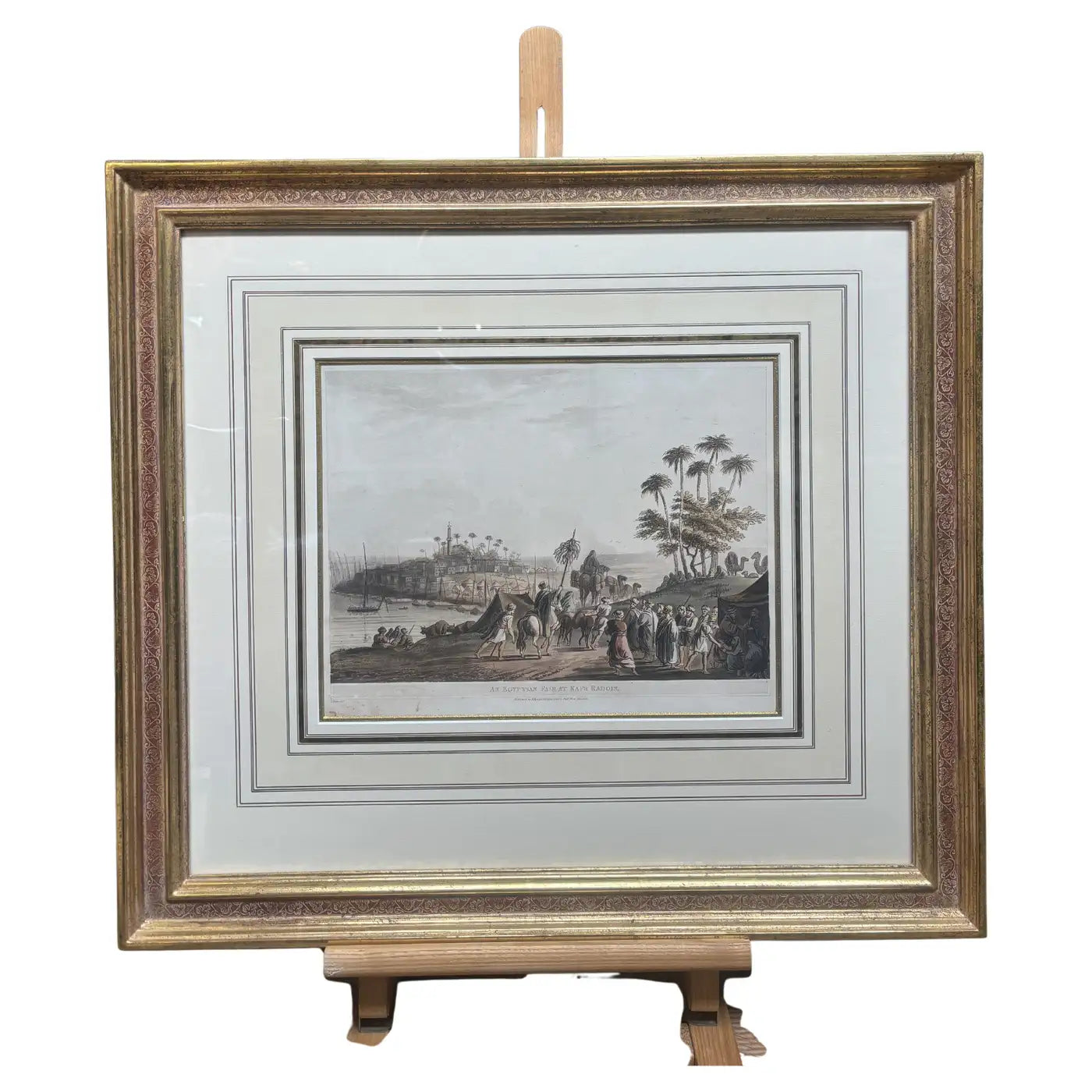 Luigi Mayer - "Views in Egypt, 1812" with Gold Frame