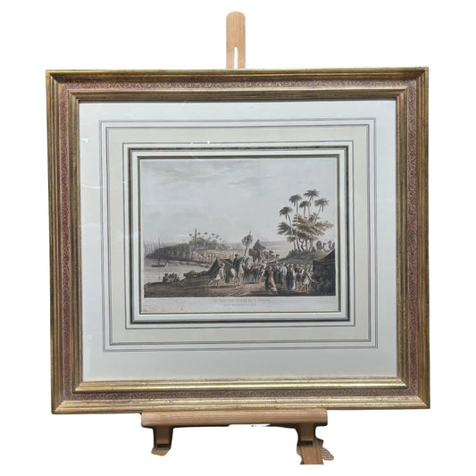 Luigi Mayer - "Views in Egypt, 1812" with Gold Frame