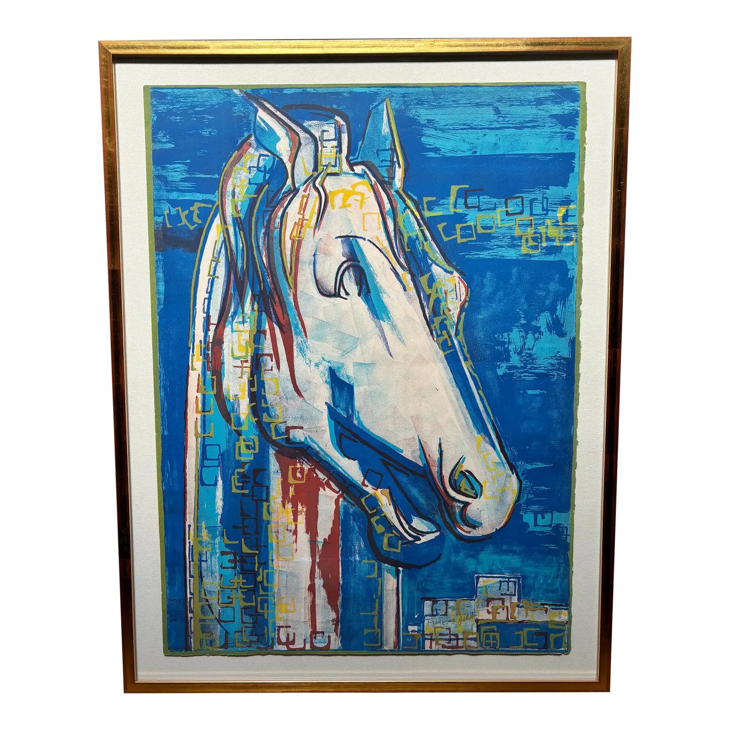 Francois Gilot Lithograph the Greek Horse