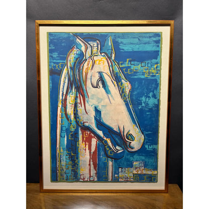 Francois Gilot Lithograph the Greek Horse