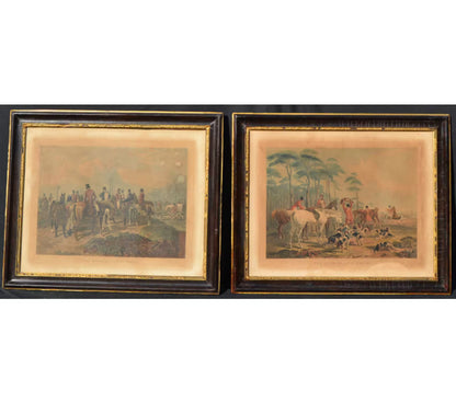 Fox Hunt - The Meet and The Death, pair