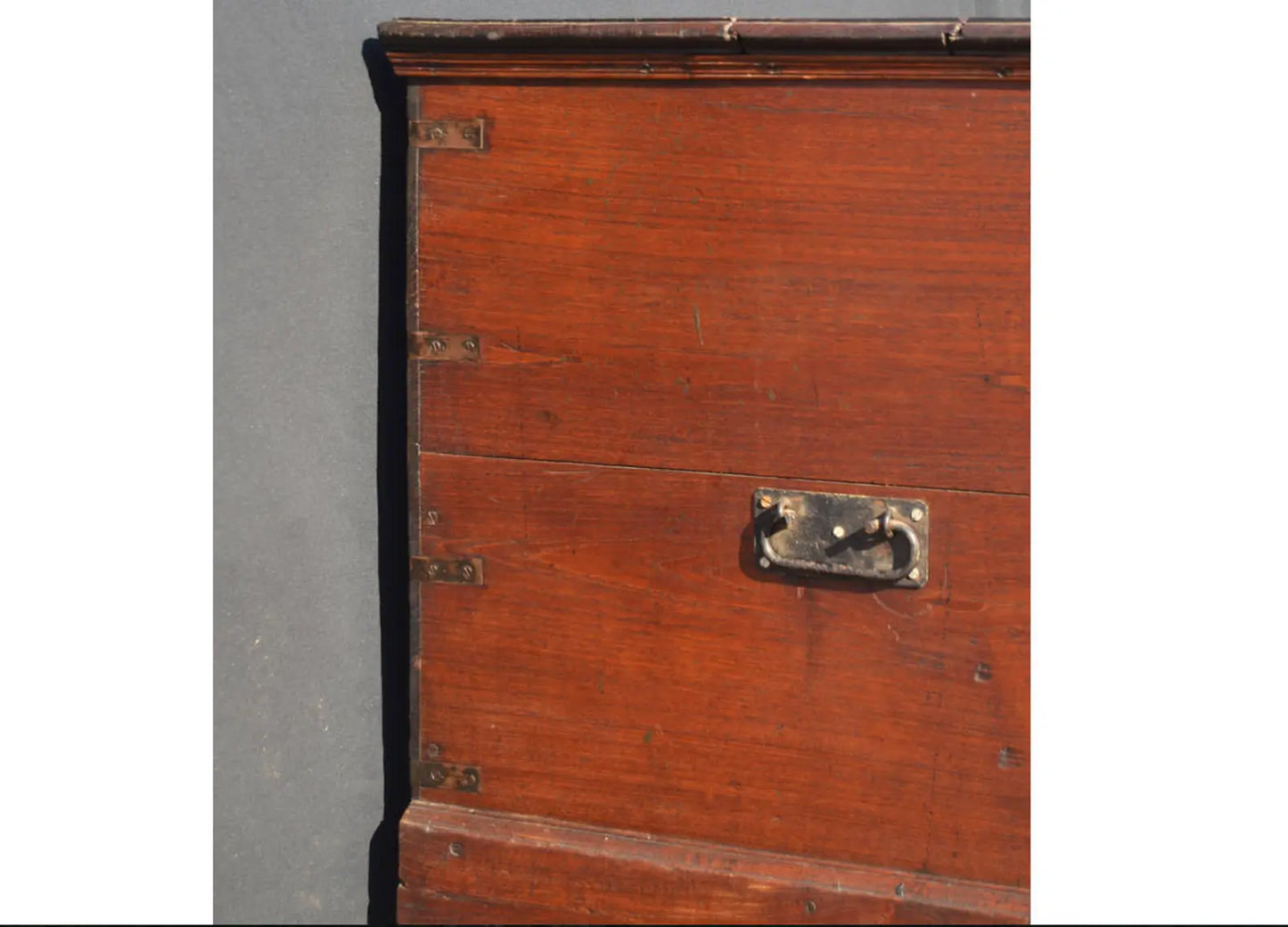 American Colonial Primitive Storage Chest