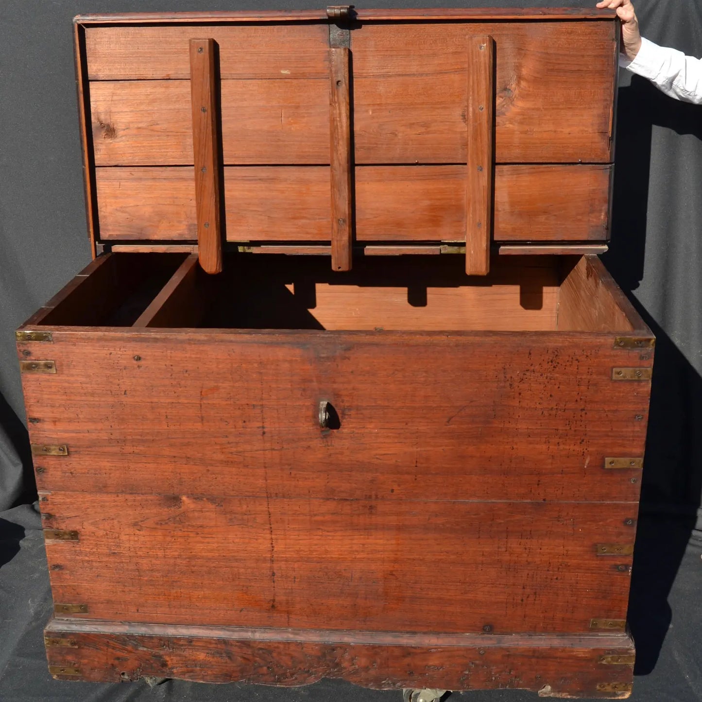 American Colonial Primitive Storage Chest