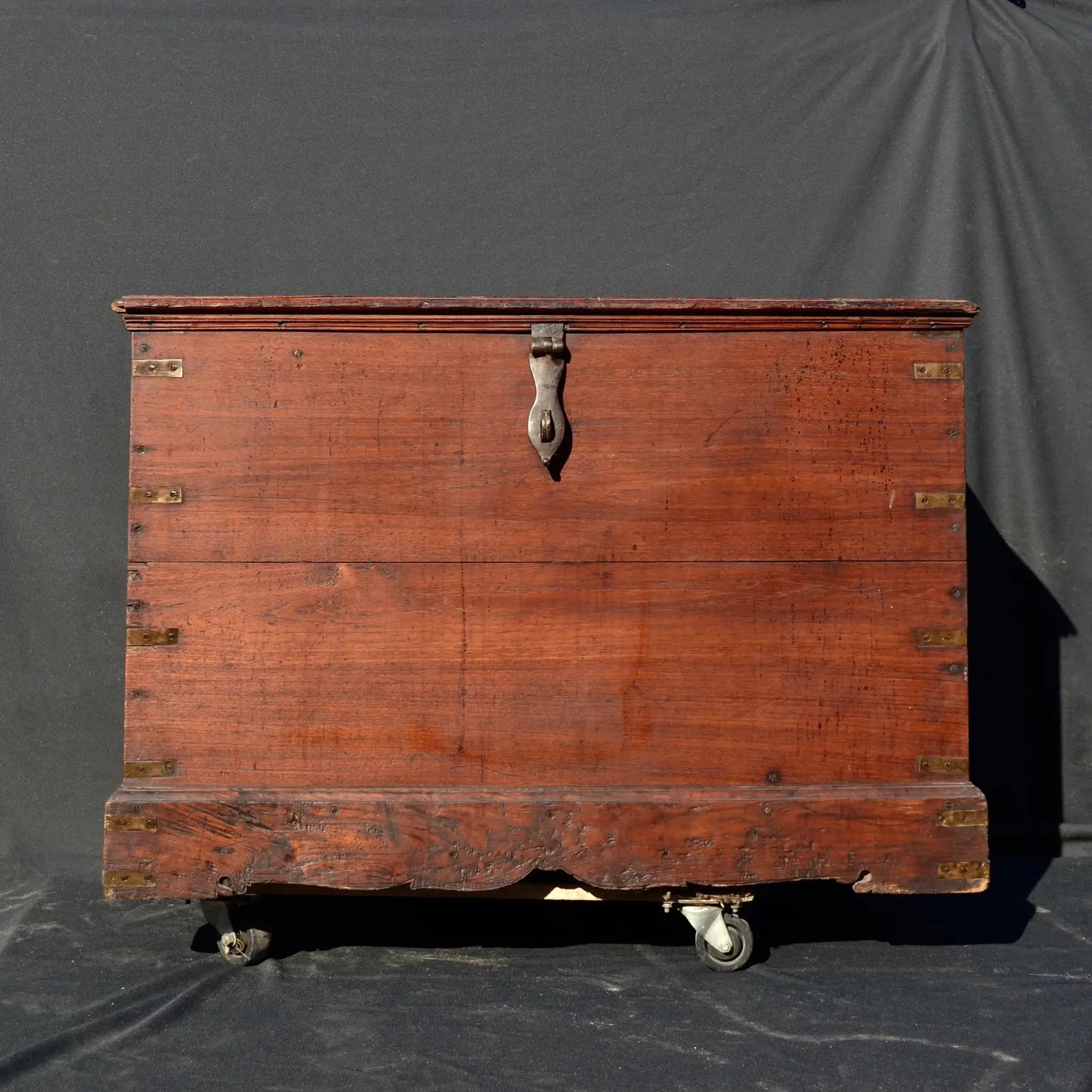 American Colonial Primitive Storage Chest