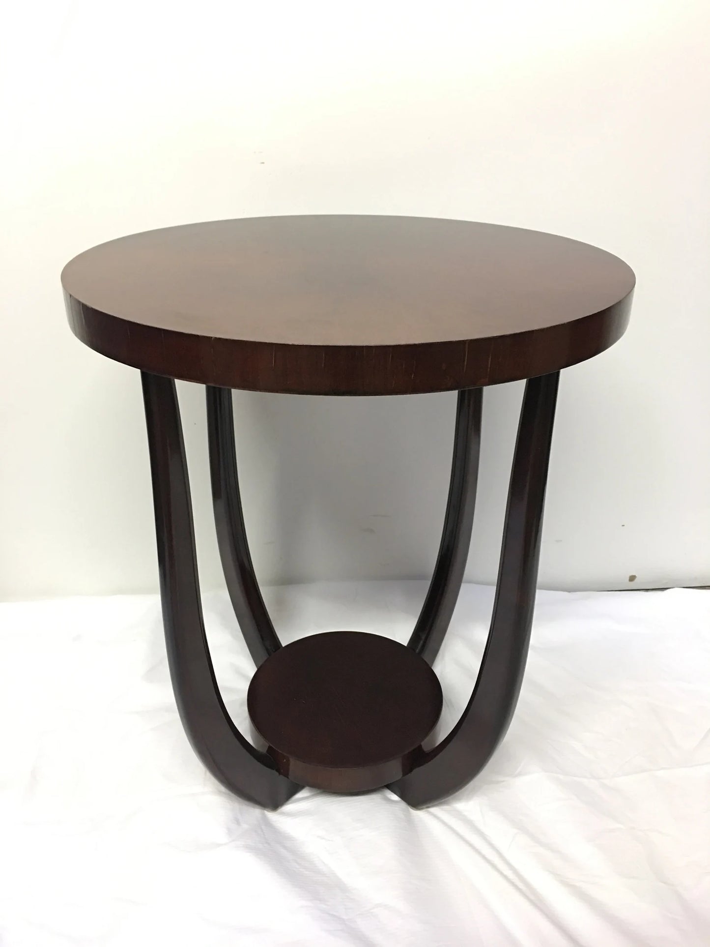 Art Deco Style Cherrywood Side Table