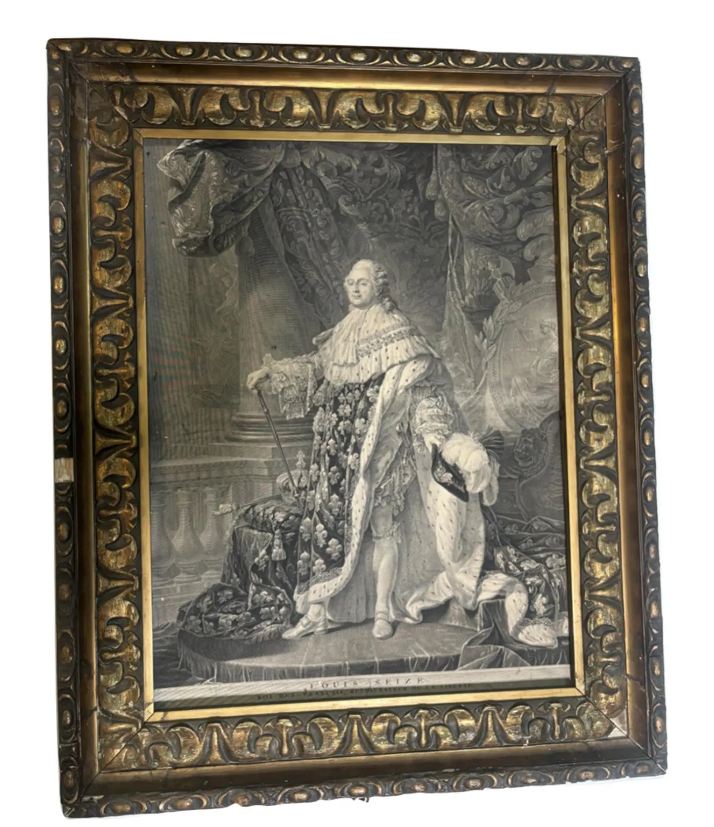 Portrait of King Louis XVI in Coronation Regalia