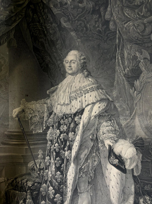 Portrait of King Louis XVI in Coronation Regalia