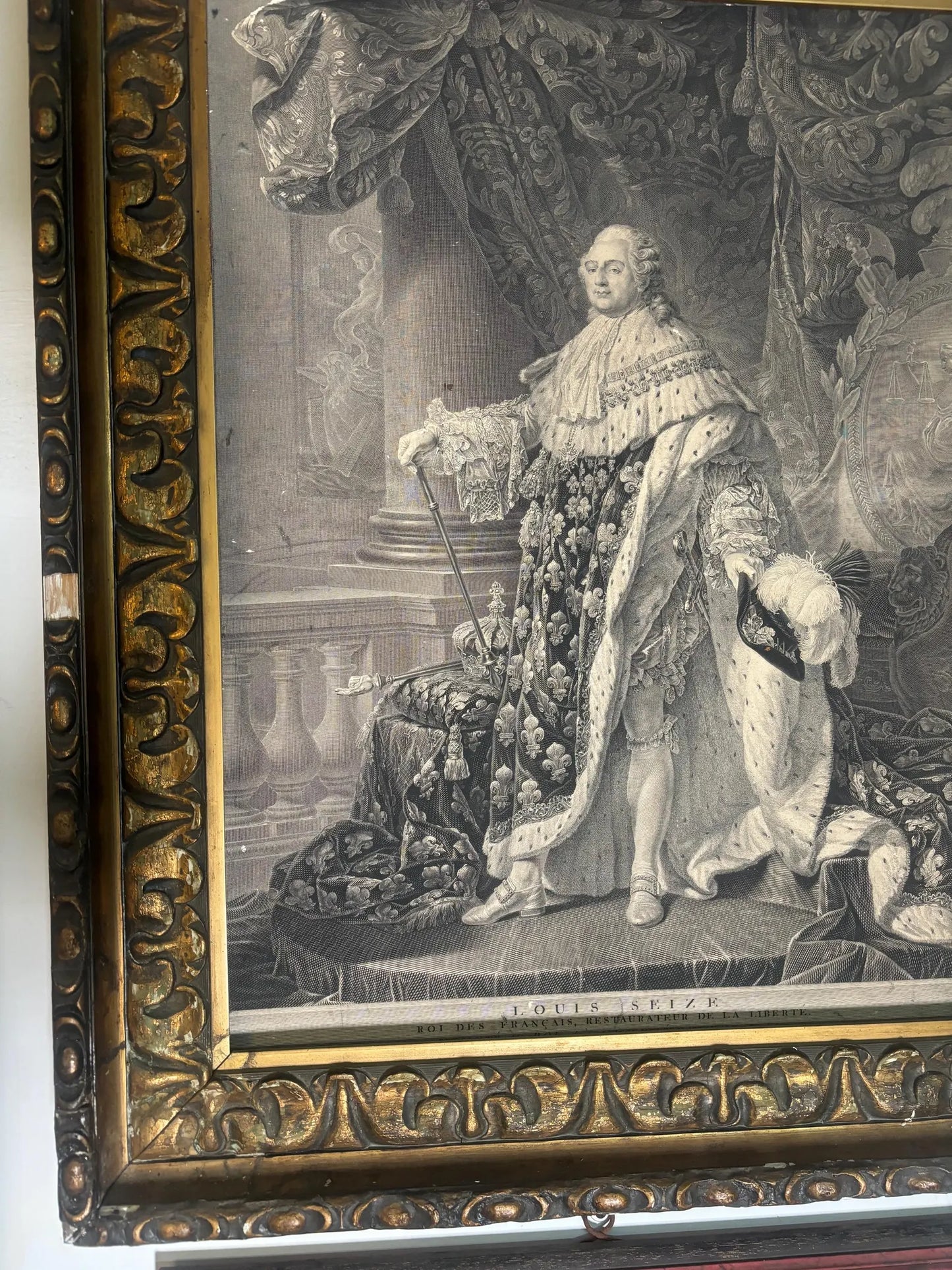 Portrait of King Louis XVI in Coronation Regalia