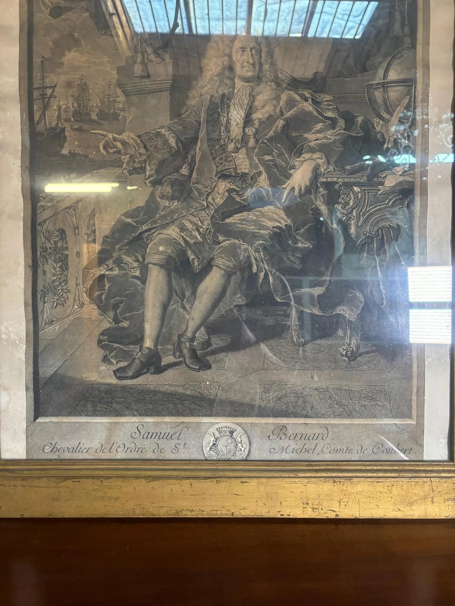 Portrait of Samuel Bernard 1729
