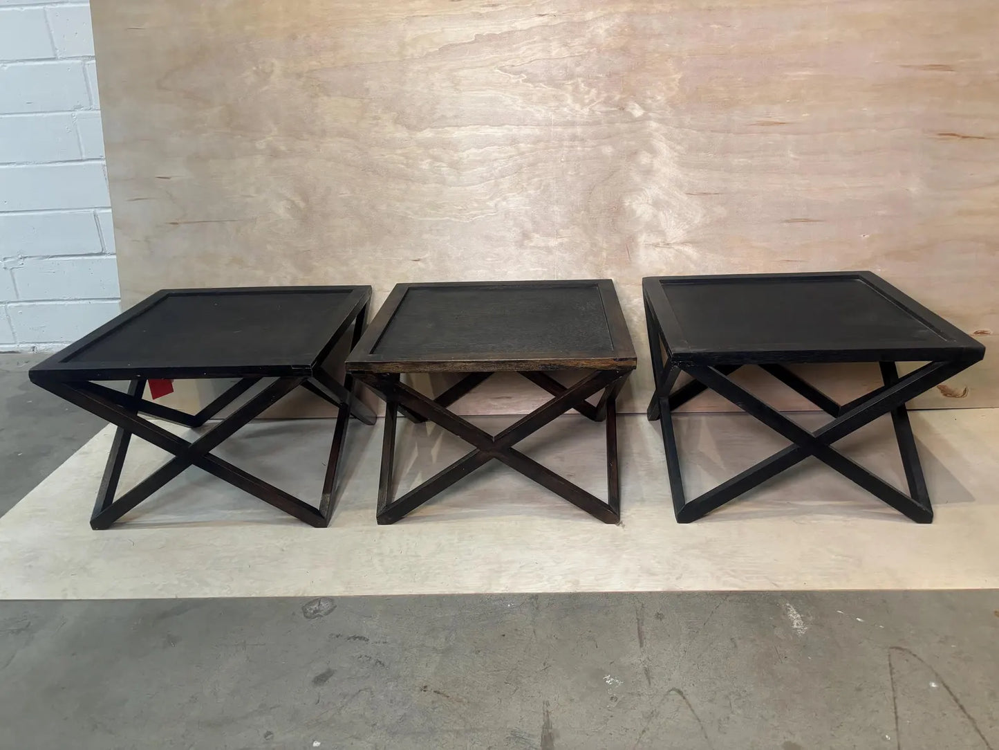 Modern Geometric Low Coffee Table