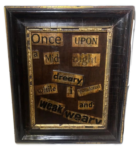 Poetry Art Hand-Finished Frame (#3)