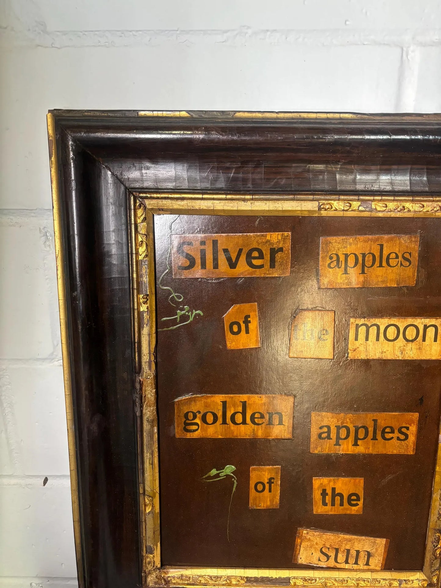 Poetry Art Hand-Finished Frame (#1)