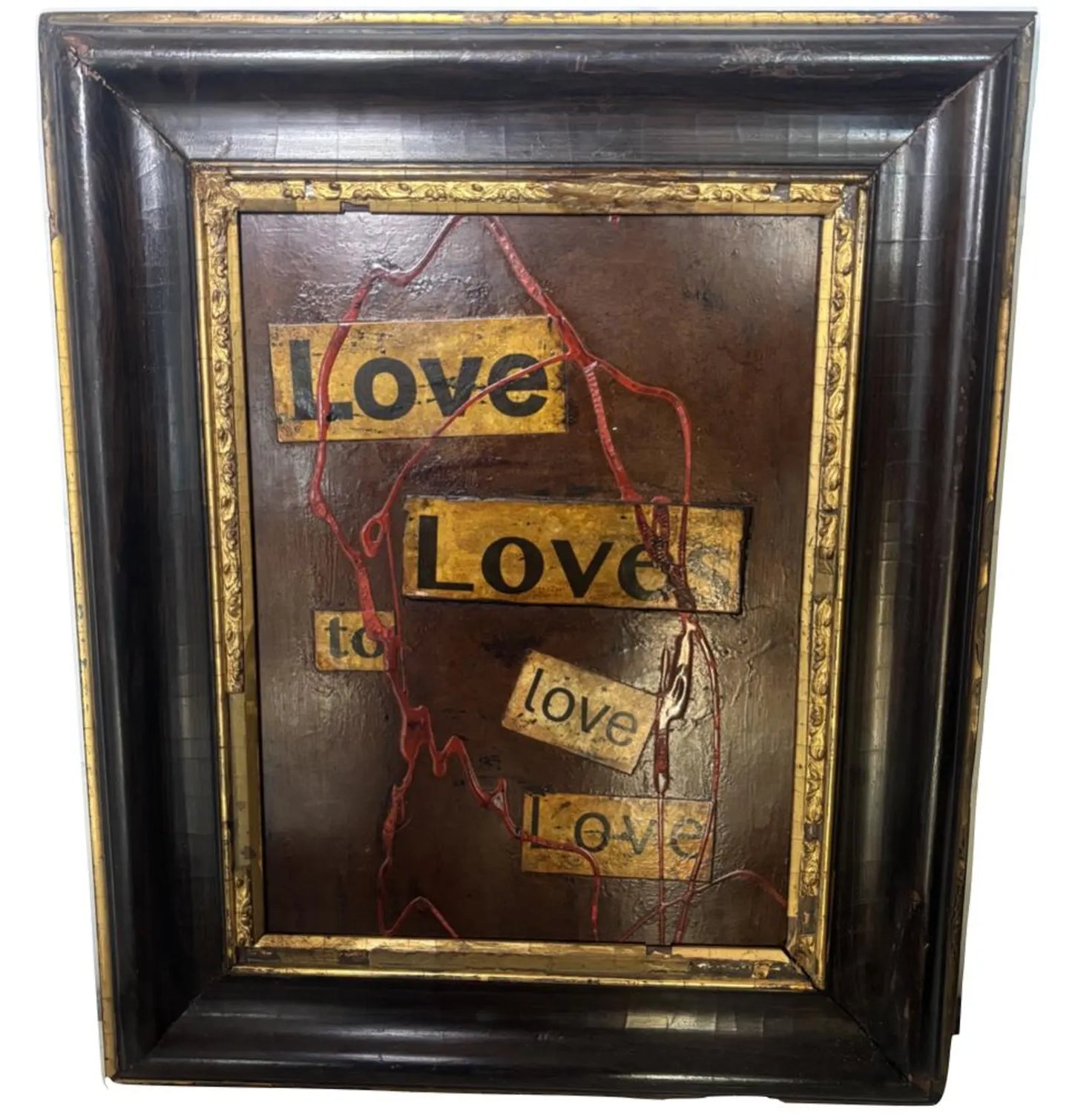 Poetry Art Hand-Finished Frame (#4)