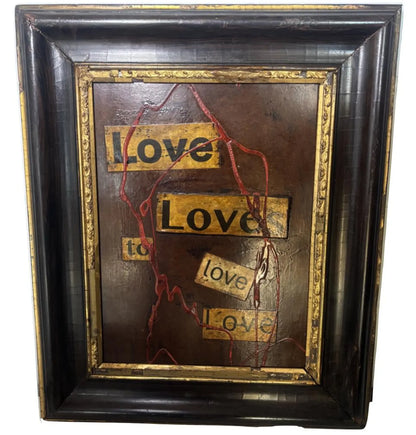 Poetry Art Hand-Finished Frame (#4)