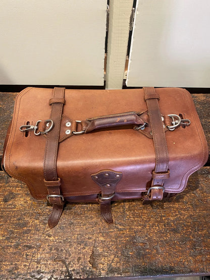 Saddleback Leather Side Pocket Leather Duffle Bag