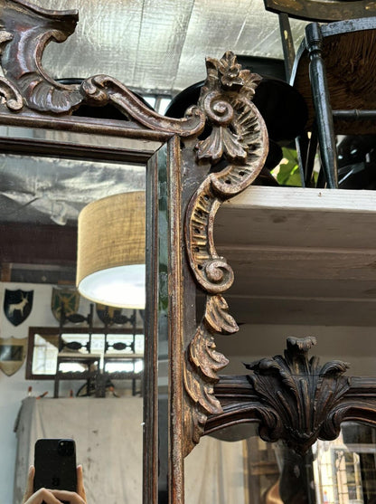 18th Century French Giltwood Mirror