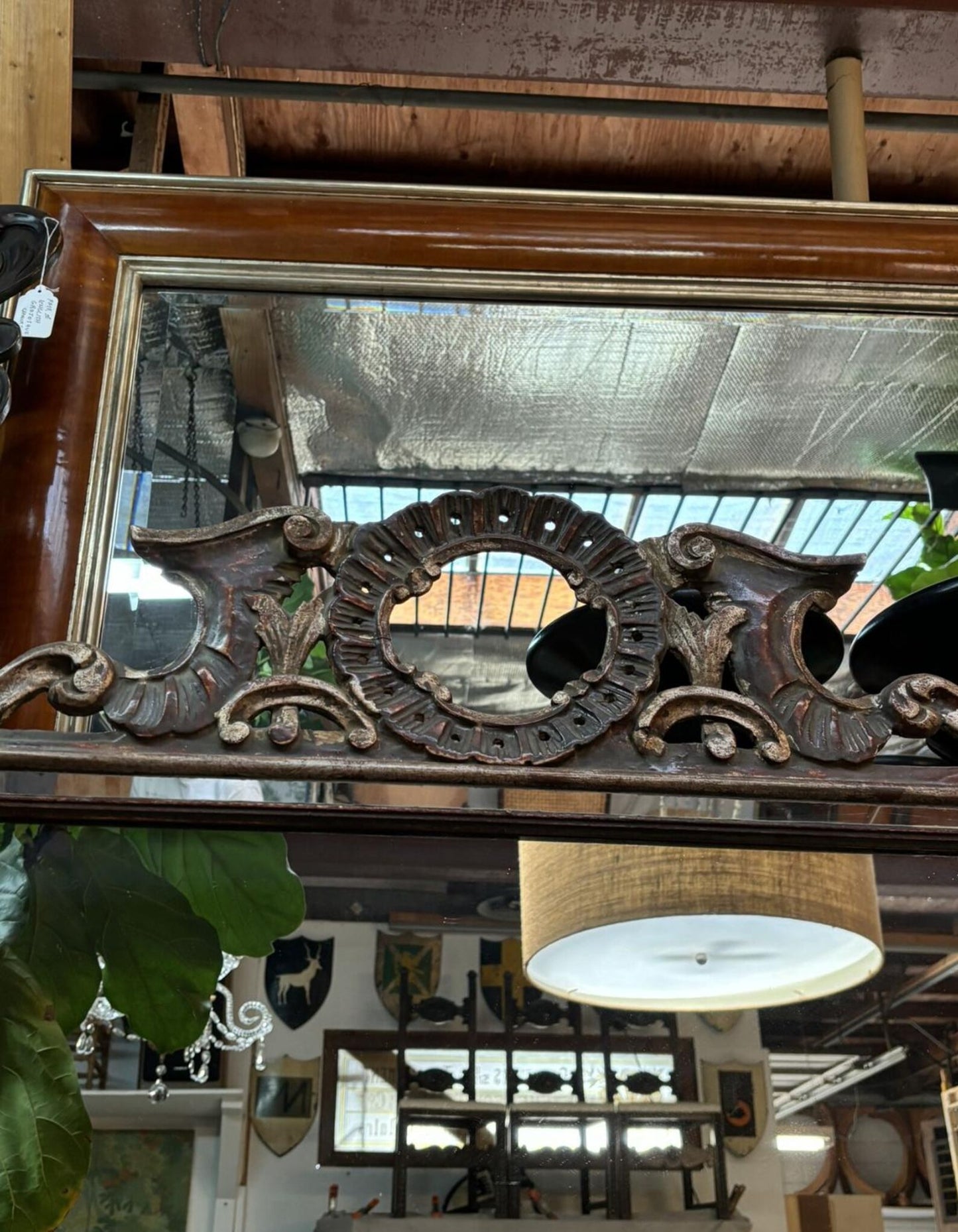 18th Century French Giltwood Mirror