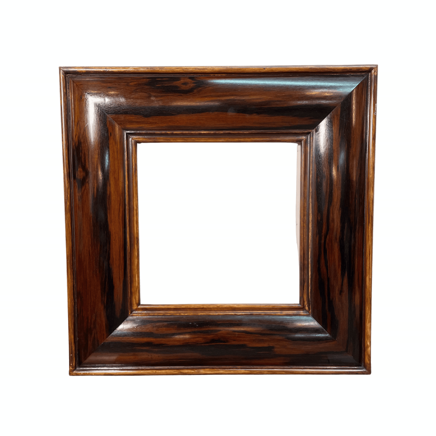 Macassar Ebony Square Wood Frame