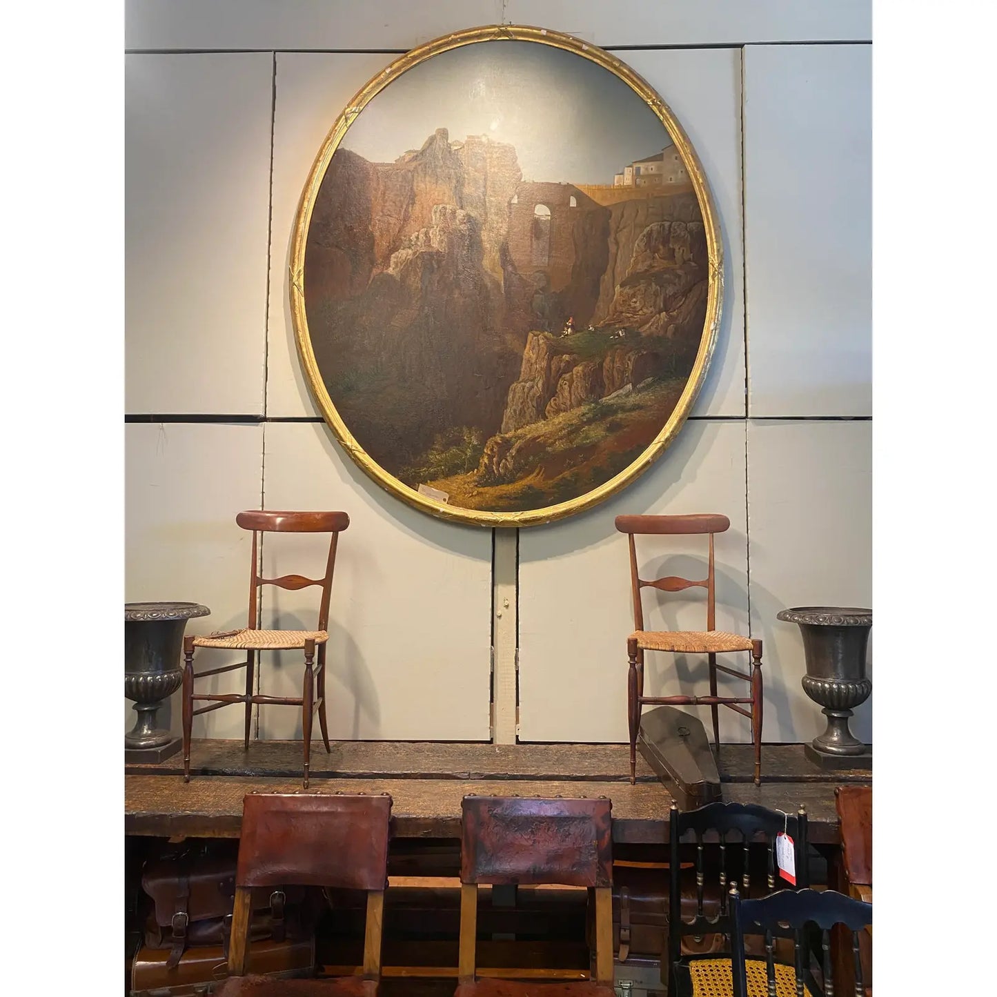 Manuel Criado Y Baca 1839–1899 Paso De Los Gaitanes Malaga, Spain Canvas