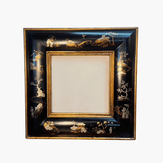 Black Chinoiserie Square Frame